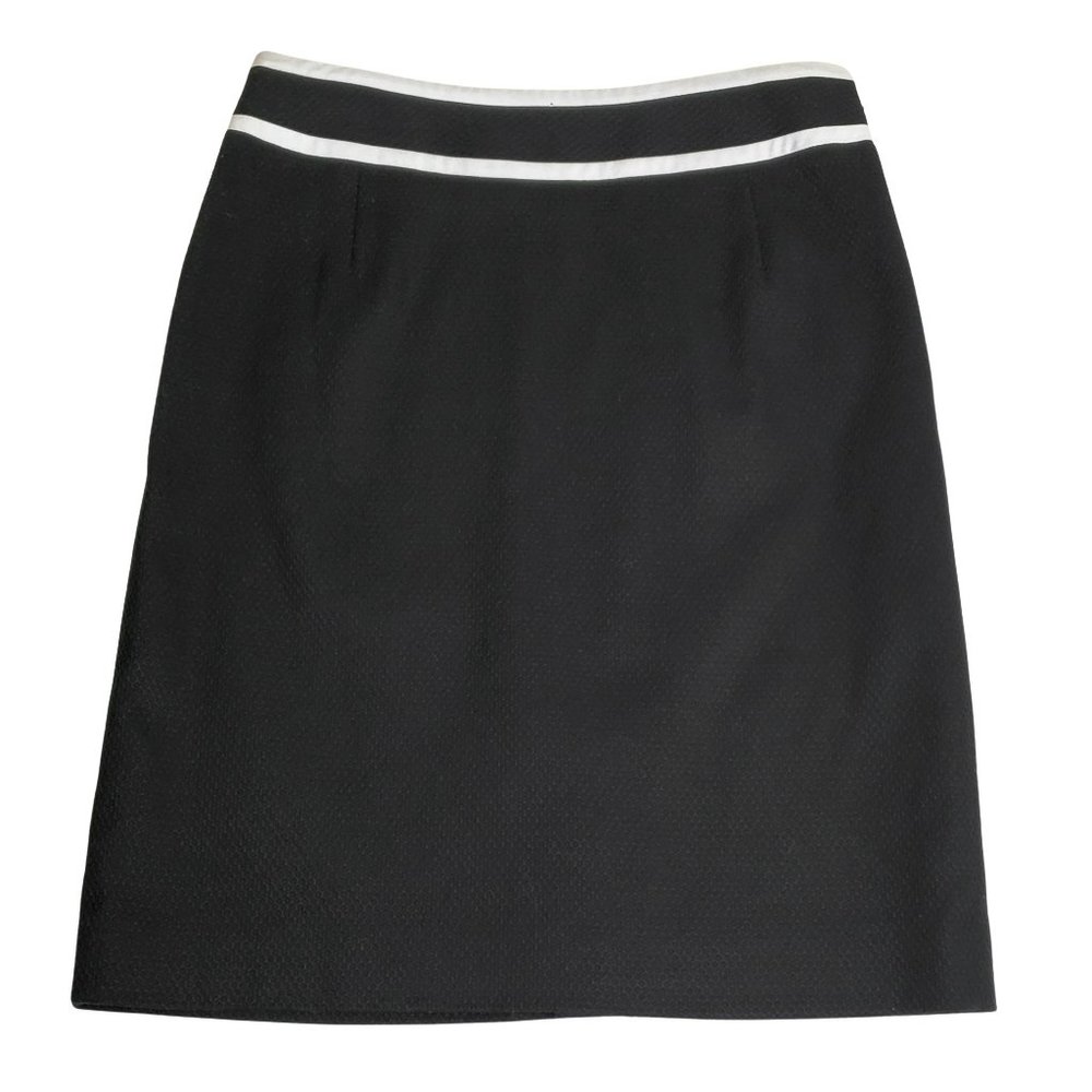 Kate Hill NWT Petite Textured Pencil Skirt Black Women's Size 2P